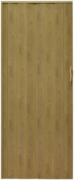 Skladacie dvere 001P svetlý dub matný 80 cm