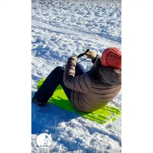 Klzák AXISKI MklI Ski board - universal snow - sand - icing green