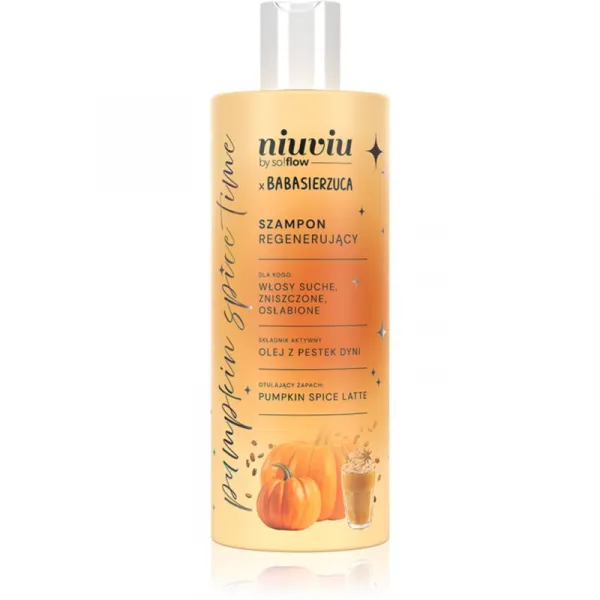 so!flow Pumpkin Time Regenerating Shampoo regeneračný šampón pre suché a oslabené vlasy 300 ml