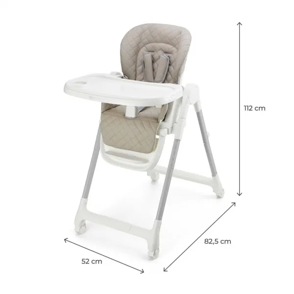 Jedálenská stolička Kinderkraft Tulo 3v1 Farba: Beige