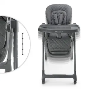 Jedálenská stolička Kinderkraft Tulo 3v1 Farba: Grey
