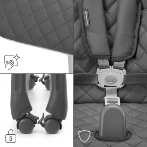 Jedálenská stolička Kinderkraft Tulo 3v1 Farba: Grey