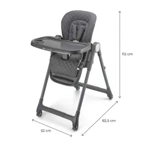 Jedálenská stolička Kinderkraft Tulo 3v1 Farba: Grey
