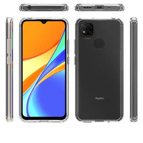 SHOCK Extra odolný kryt Xiaomi Redmi 9C priehľadný