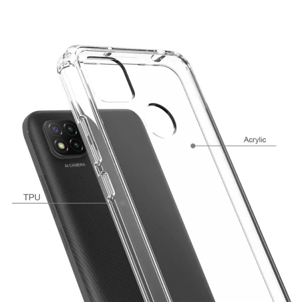 SHOCK Extra odolný kryt Xiaomi Redmi 9C priehľadný