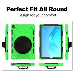 SOLID Odolný kryt pre Huawei MediaPad M5 10.8 zelený