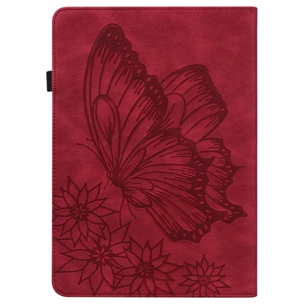ART BUTTERFLY Zaklápacie puzdro Amazon Kindle Paperwhite 4 / 3 / 2 / 1 červené