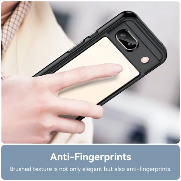 CRYSTAL Ochranný kryt pre Google Pixel 8a čierny