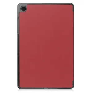 LEATHER Zaklápací kryt Samsung Galaxy Tab A9 červený