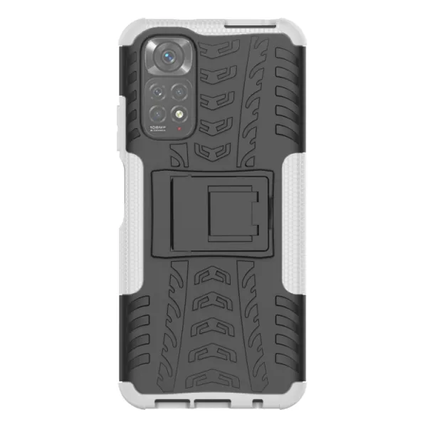 STAND Extra odolný obal Xiaomi Redmi Note 11 / Note 11S biely