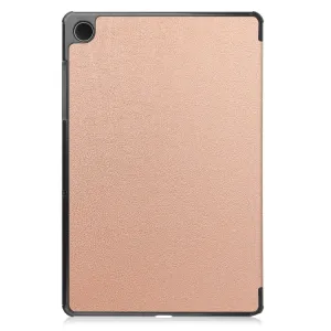 LEATHER Zaklápací kryt Samsung Galaxy Tab A9 ružový