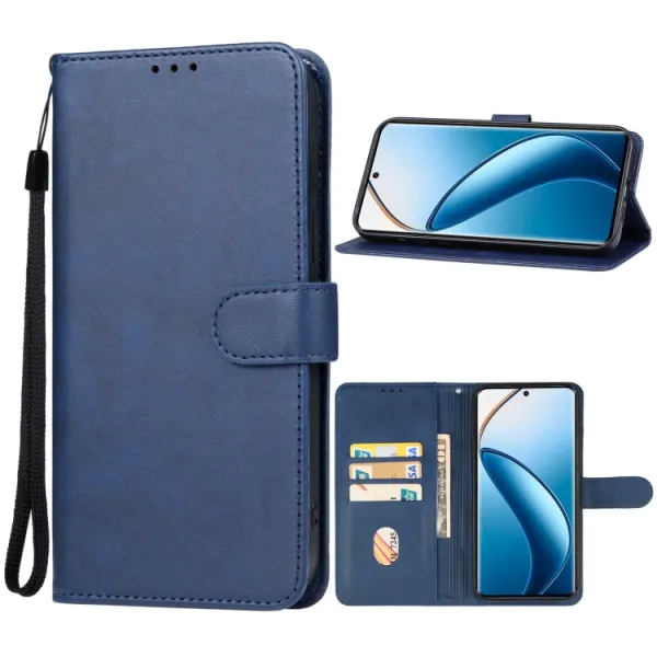 SMOOTH Peňaženkové puzdro pre Realme 12 Pro 5G / 12 Pro+ 5G modré