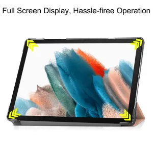 LEATHER Zaklápací kryt Samsung Galaxy Tab A9 ružový