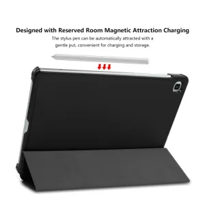 ENKAY LEATHER Zaklápací obal pre Samsung Galaxy Tab S6 Lite 2024 / S6 Lite 2022 / S6 Lite čierny