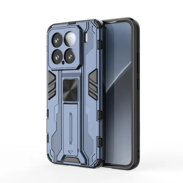 SUPERSONIC Ochranný obal so stojanom pre Xiaomi 15 modrý