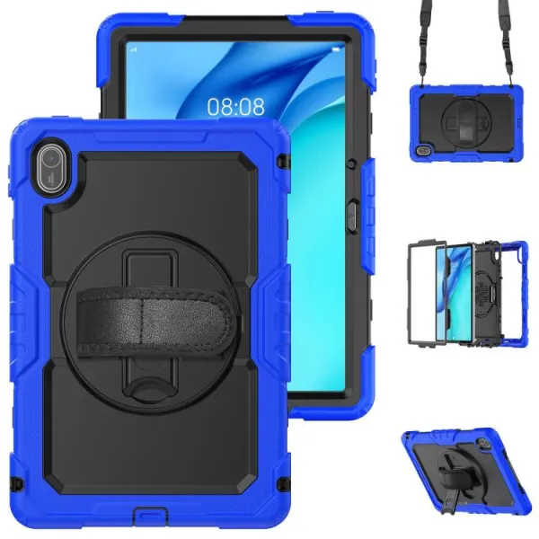 SOLID 360 Odolný obal pre Huawei MatePad SE 11 2024 tmavomodrý