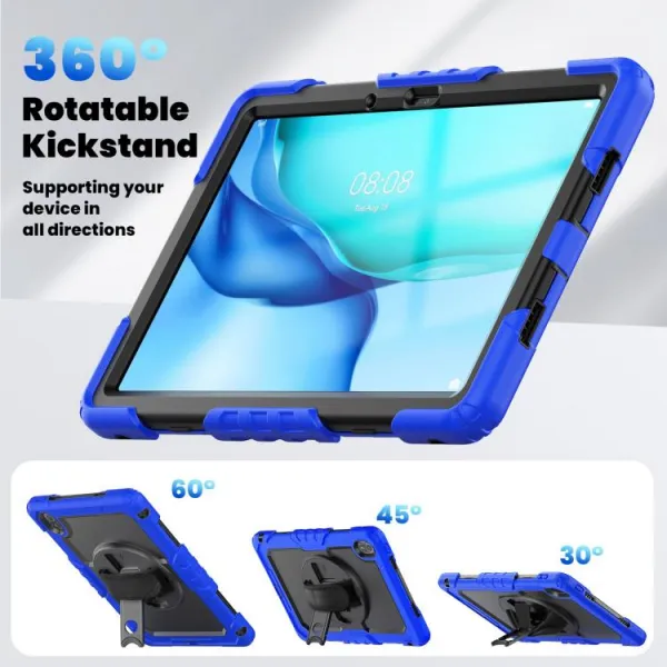 SOLID 360 Odolný obal pre Huawei MatePad SE 11 2024 tmavomodrý