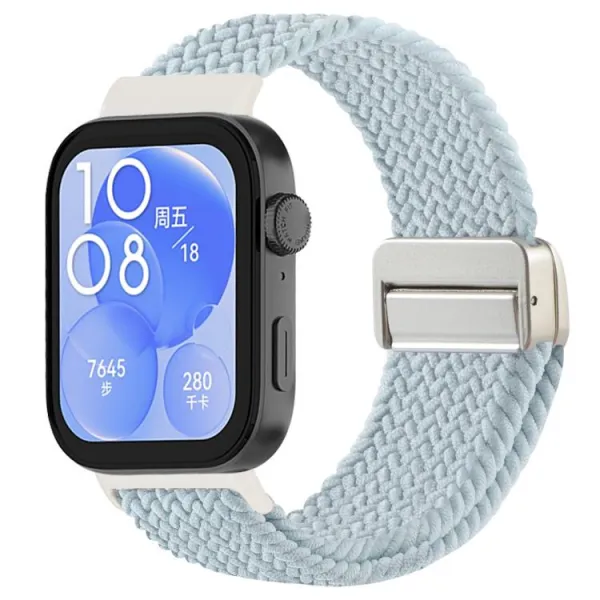BRAIDED Nylonový remienok pre Huawei Watch Fit 4 / Fit 4 Pro / Fit 5 / Fit 5 Pro MINT GREEN