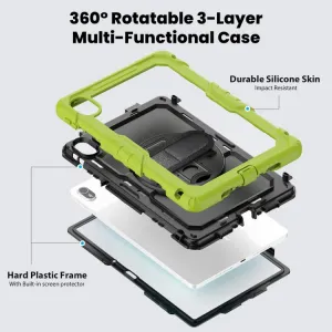SOLID 360 Odolný obal pre Huawei MatePad SE 11 2024 zelený