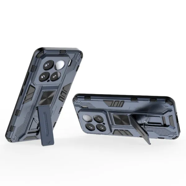 SUPERSONIC Ochranný obal so stojanom pre Xiaomi 15 modrý