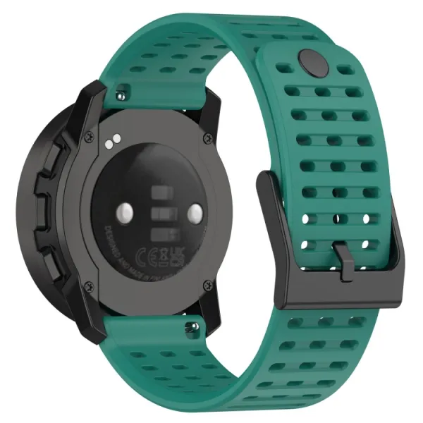 AIRY Silikónový remienok pre Suunto Race / Suunto Race S tmavozelený