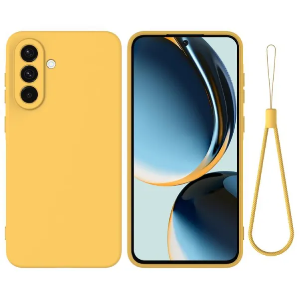 RUBBER Ochranný kryt pre Samsung Galaxy A17 / A17 5G žltý