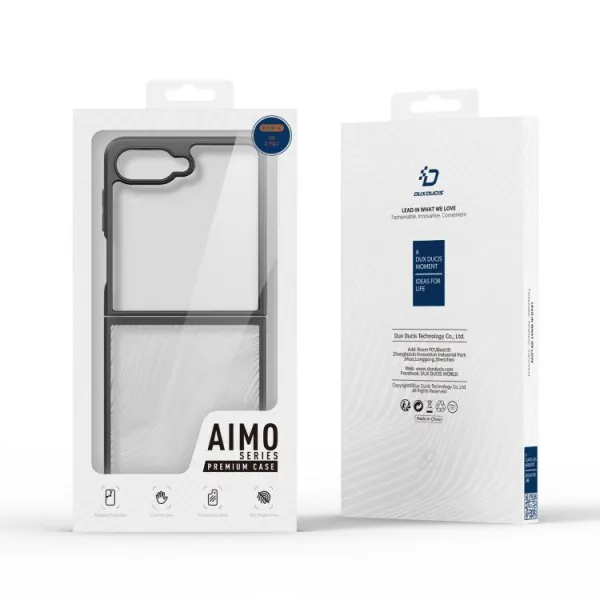 DUX AIMO Ochranný kryt pre Samsung Galaxy Z Flip7 5G čierny