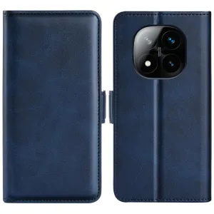 SIDE Peňaženkové puzdro pre Xiaomi Redmi Note 14 Pro+ 5G modré