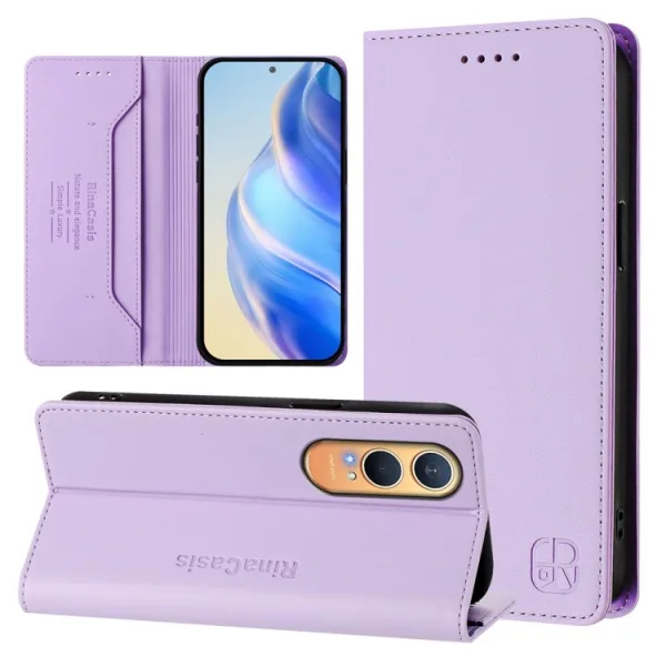 RINA Zaklápacie puzdro pre OnePlus Nord CE 4 Lite 5G fialové