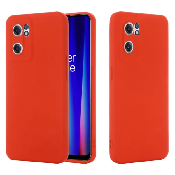 RUBBER Ochranný obal pre OnePlus Nord CE 2 5G červený