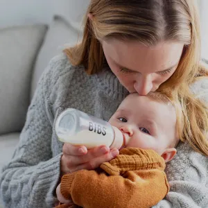 BIBS Baby Bottle sklenená fľaša 110ml - Cloud
