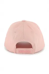 Detská bavlnená šiltovka Kenzo Kids oranžová farba, s potlačou, K60880