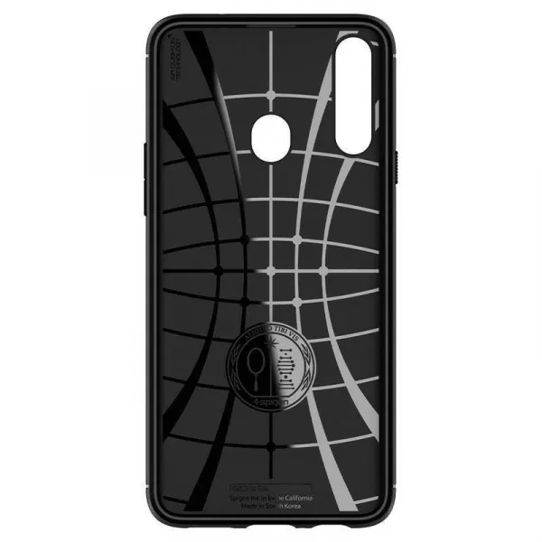 Spigen Rugged Armor silikónový kryt na Samsung Galaxy A20s, čierny (ACS00561)