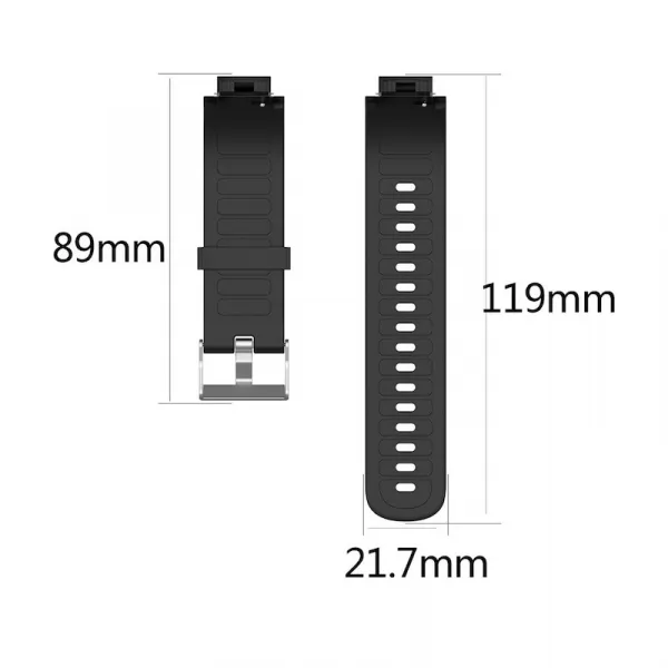 BStrap Silicone remienok na Xiaomi Amazfit Verge, teal (SXI002C08)