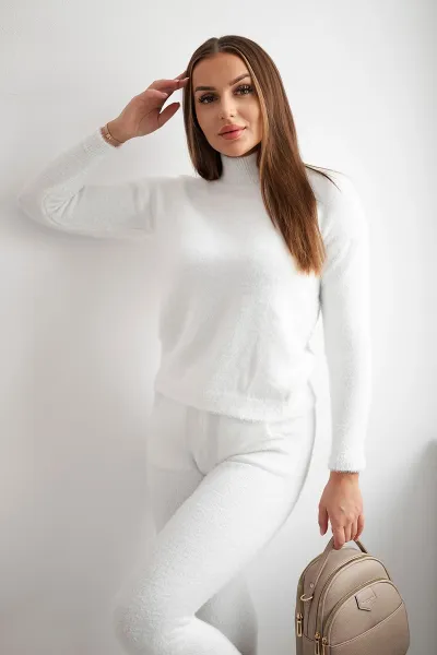 Legínovo Čierny dvojdielny súprava sveter alpaka Farba: Hnedá, Veľkosť: UNI