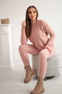 Legínovo Čierny dvojdielny súprava sveter alpaka Farba: Modrá, Veľkosť: UNI
