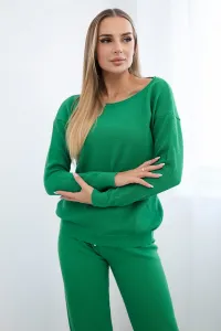 Legínovo Súprava sveter Mikina + Nohavice ťavia Farba: Modrá, Veľkosť: UNI