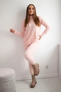 Legínovo Čierny dvojdielny súprava sveter alpaka Farba: Modrá, Veľkosť: UNI