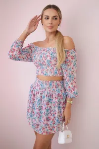 Legínovo Mätový kvetinový set Farba: Mätová, Veľkosť: UNI