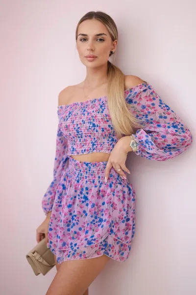 Legínovo Mätový kvetinový set Farba: Mätová, Veľkosť: UNI