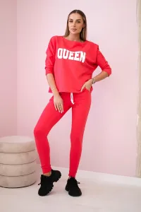 Legínovo Súprava s potlačou Queen biela Farba: Modrá, Veľkosť: UNI