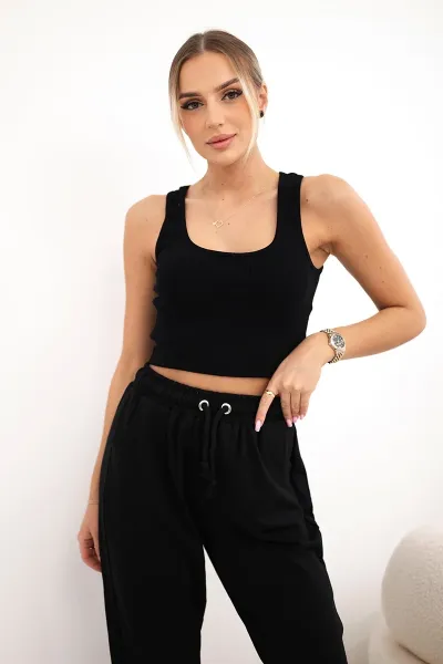 Legínovo Súprava top+nohavice biela Farba: Mätová, Veľkosť: UNI