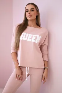 Legínovo Súprava s potlačou Queen biela Farba: Modrá, Veľkosť: UNI