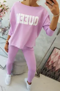 Legínovo Súprava s potlačou Queen biela Farba: Modrá, Veľkosť: UNI