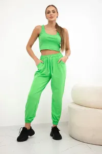 Legínovo Súprava top+nohavice biela Farba: Mätová, Veľkosť: UNI