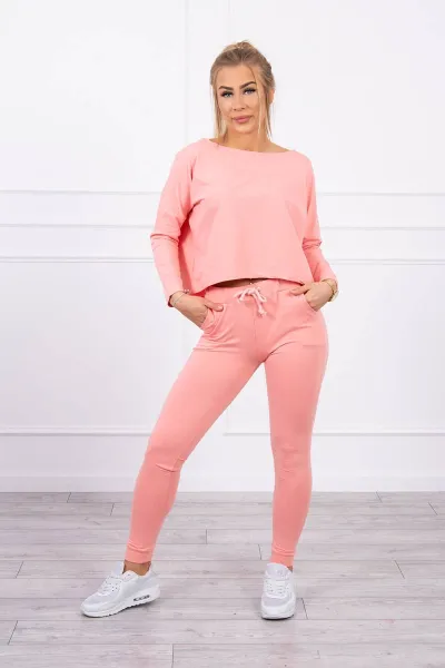 Legínovo Súprava s čiernou oversized blúzkou Farba: Modrá, Veľkosť: UNI