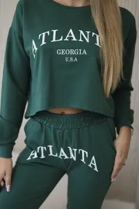 Legínovo Súprava s potlačou Atlanta béžová Farba: Modrá, Veľkosť: UNI