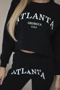 Legínovo Súprava s potlačou Atlanta béžová Farba: Modrá, Veľkosť: UNI