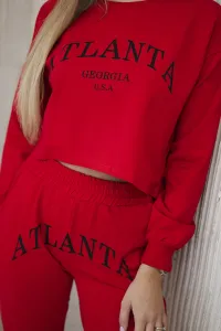 Legínovo Súprava s potlačou Atlanta béžová Farba: Modrá, Veľkosť: UNI