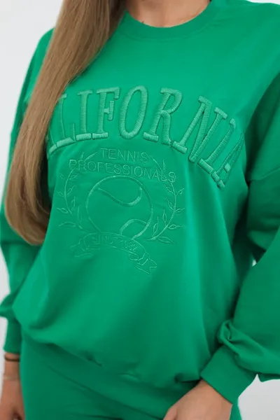 Legínovo Bavlnená súprava California mätová Farba: Modrá, Veľkosť: UNI